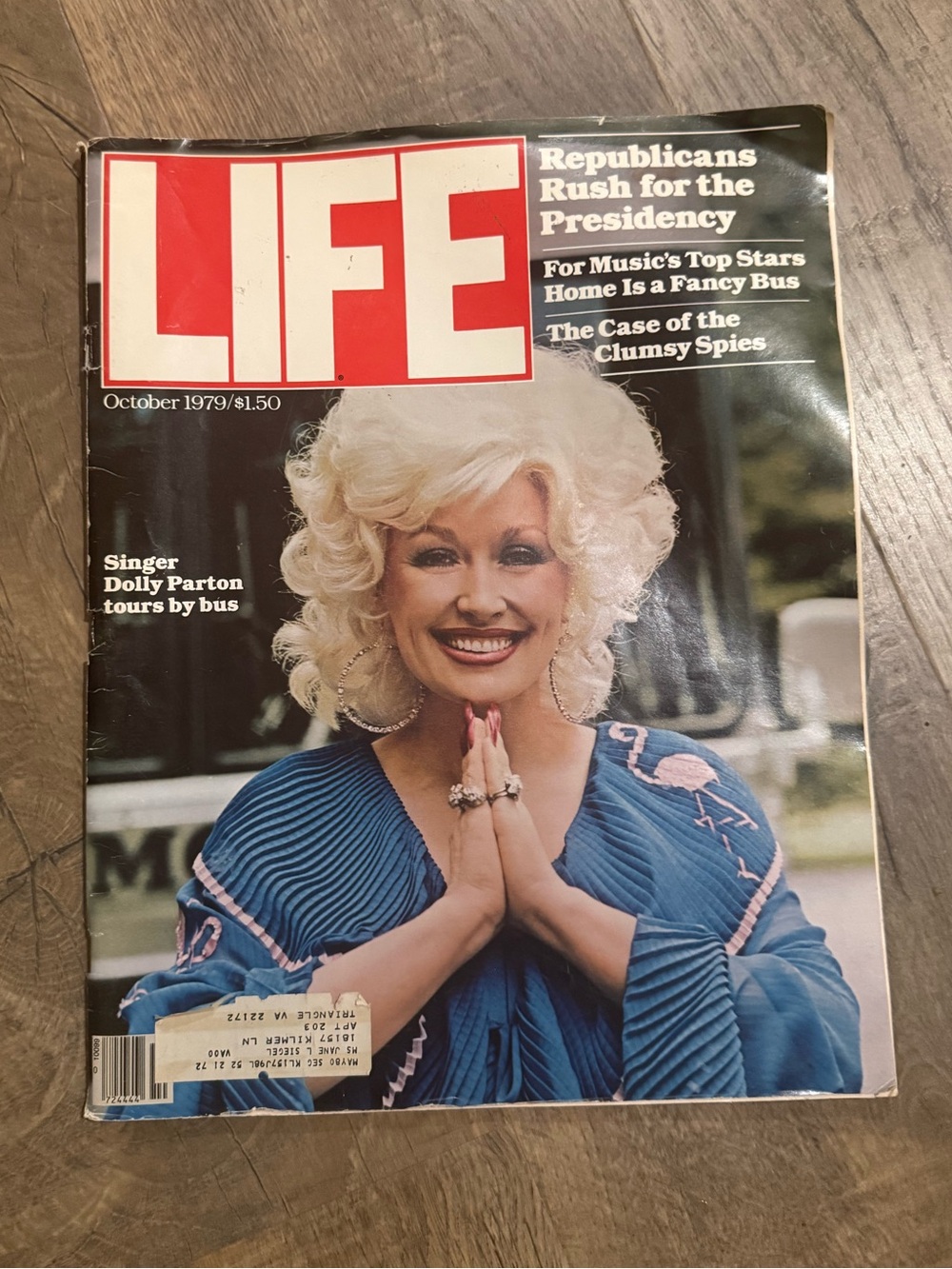 Magazine October 1979 Dolly Parton Cover - Blue